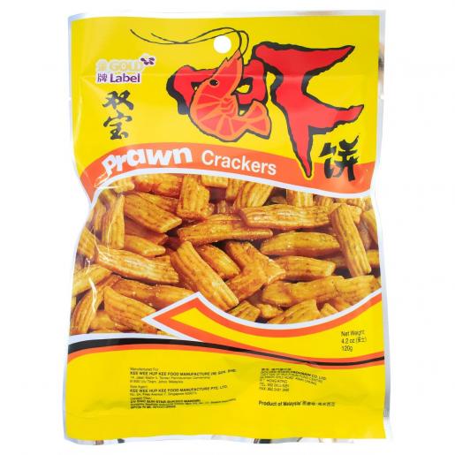 金牌-雙寶蝦餅 Gold Label Prawn Crackers 120g